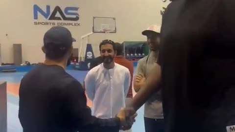 Islam Makhachev Meets The Giant Big Naija