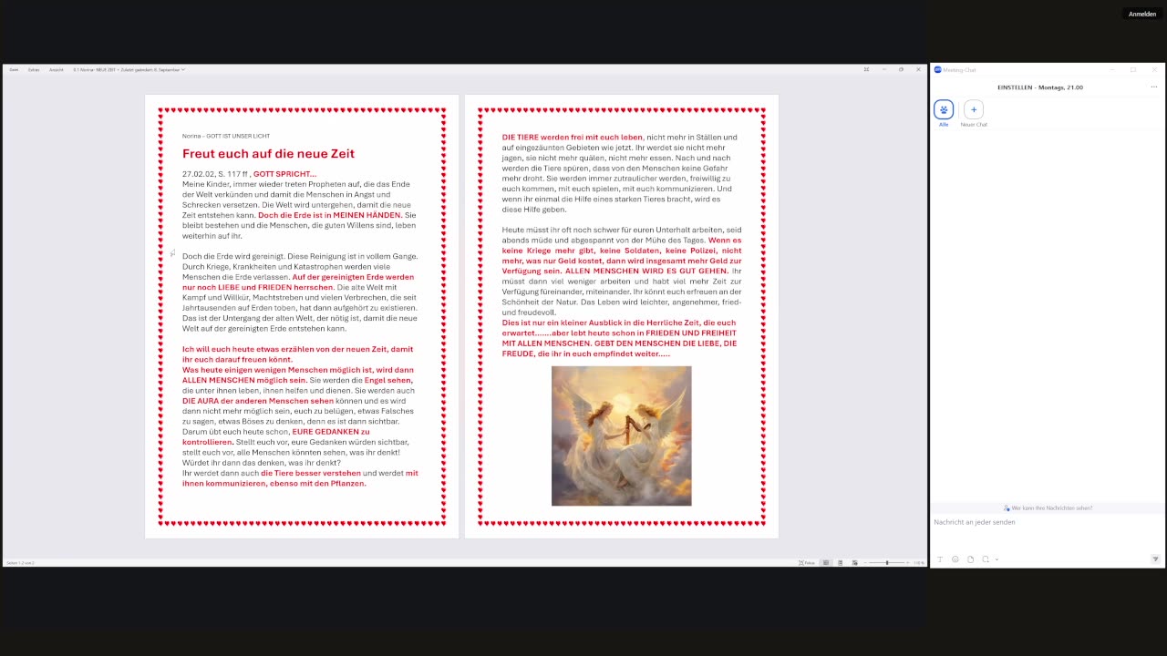 Gemeinsames Einstellen mit JG 03.11.2025