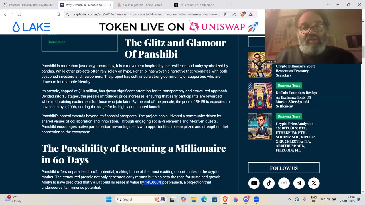 Panshibi is a presale scam