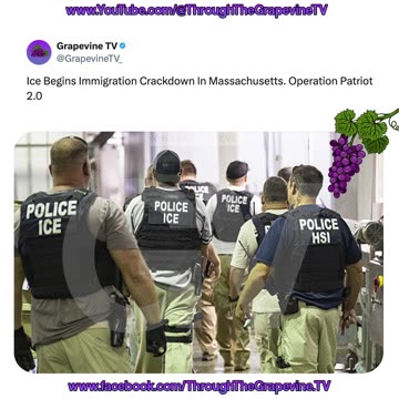Ice Begins Immigration Crackdown In Massachusetts. Operation Patriot 2.0