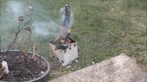 Burn Test Survival Stove