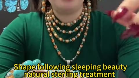 250117-1 Shape following sleeping beauty natural sterling treatment turquoise