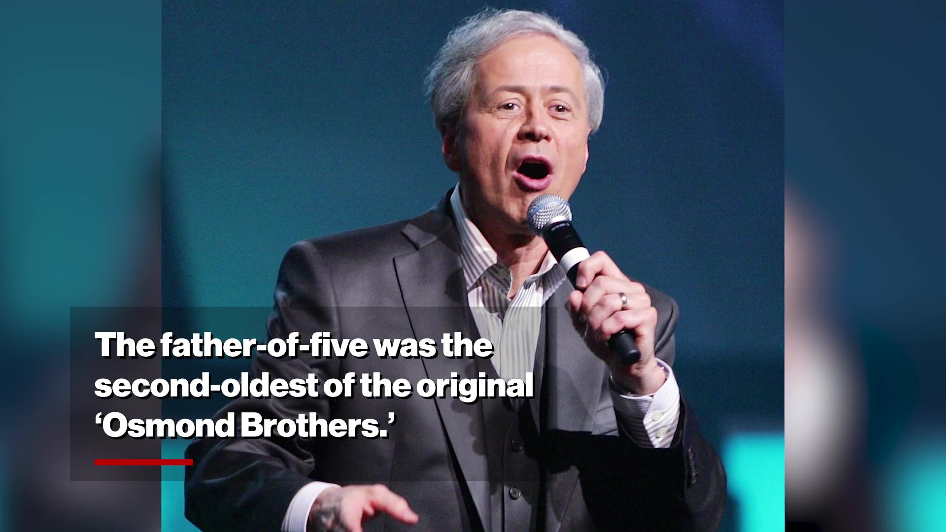 Original 'Osmond Brother' Wayne dead at 73