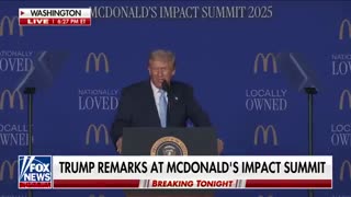 'ROAD TO THE AMERICAN DREAM'_ Trump speaks at McDonald's Summit