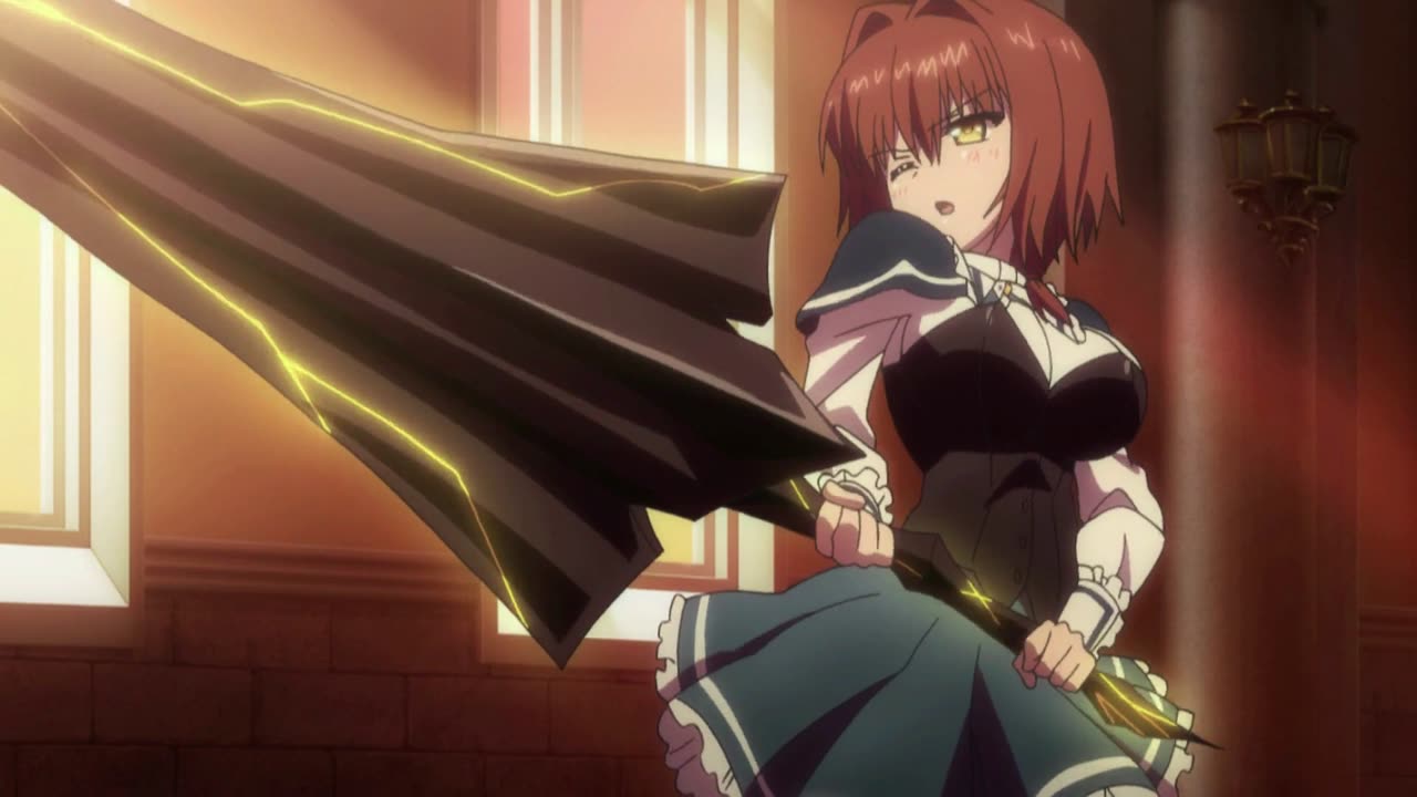 Absolute Duo - Tooru and Julie fighting