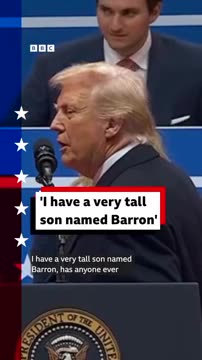 Trump i jep kreditet e fitores Barronit dhe gjesti i djalit të tij tregoi sa të ngjashëm janë..