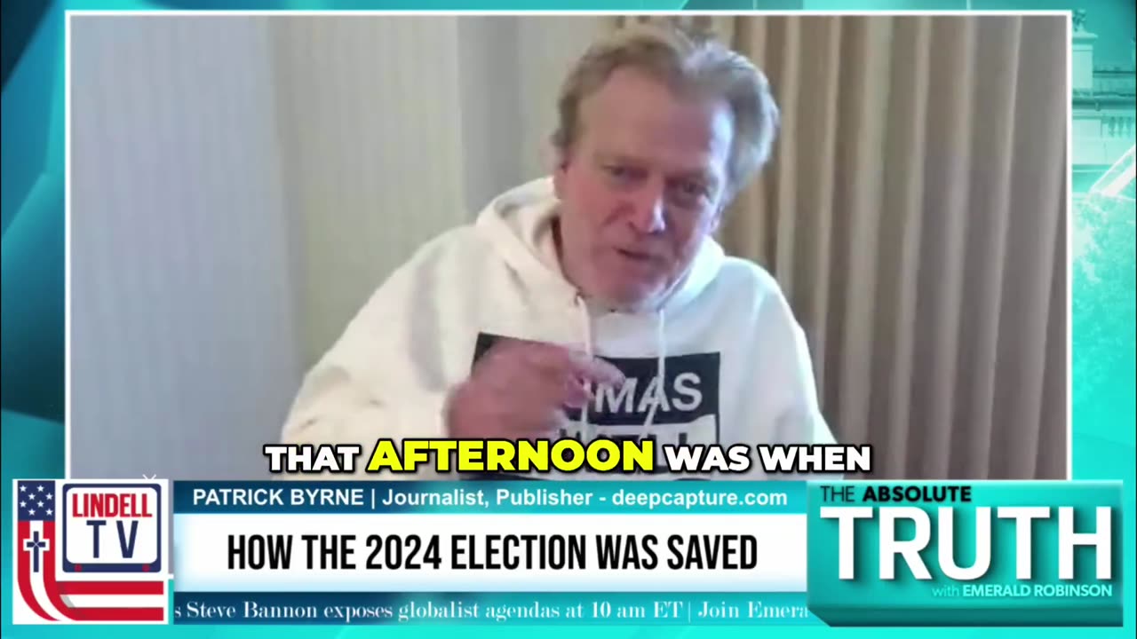 🟢 Patrick Byrne Reveals How Elon Musk Saved The 2024 Election -- 1.7 Million Documents!