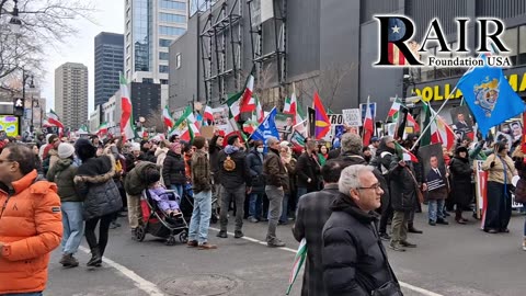 Anti-Islamic-Republic in Iran protest Jan 10 2026 Montreal