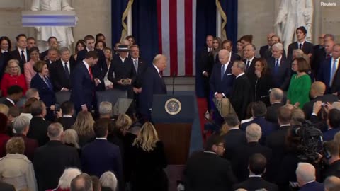 Donald Trump is sworn in as the 47th President of the United States