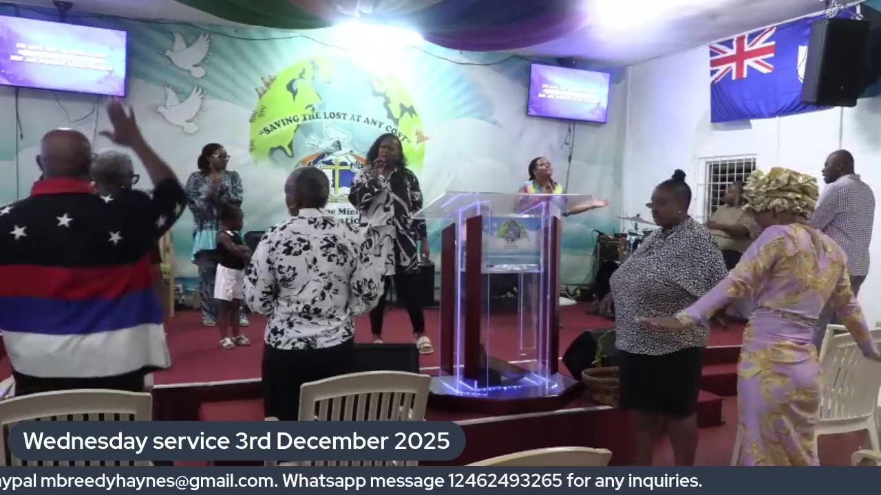 Wednesday service 3rd December 2025
