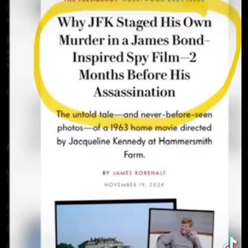 The Staged Assassination of JFK
