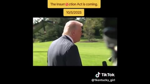 Insurrection Act incoming ..