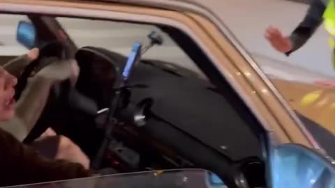 LAPD are in gear as hundreds of airline catering workers are protesting outside LAX