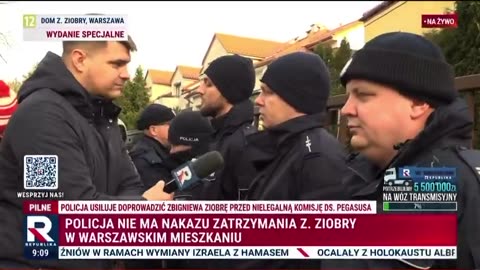 Policjant Tuska gdy dowiedział się że zrobił najazd na mieszkanie gdzie