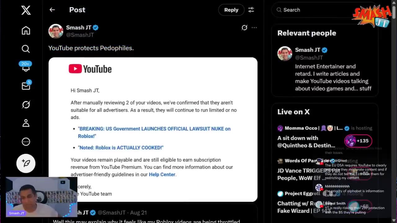 YouTube Doesn't Want You To See This - SmashJT