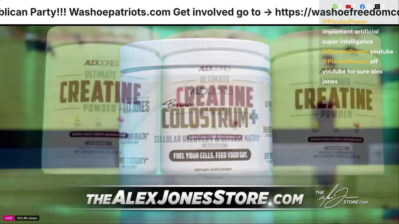 Alex Jones, Info Wars, 12/15/2025