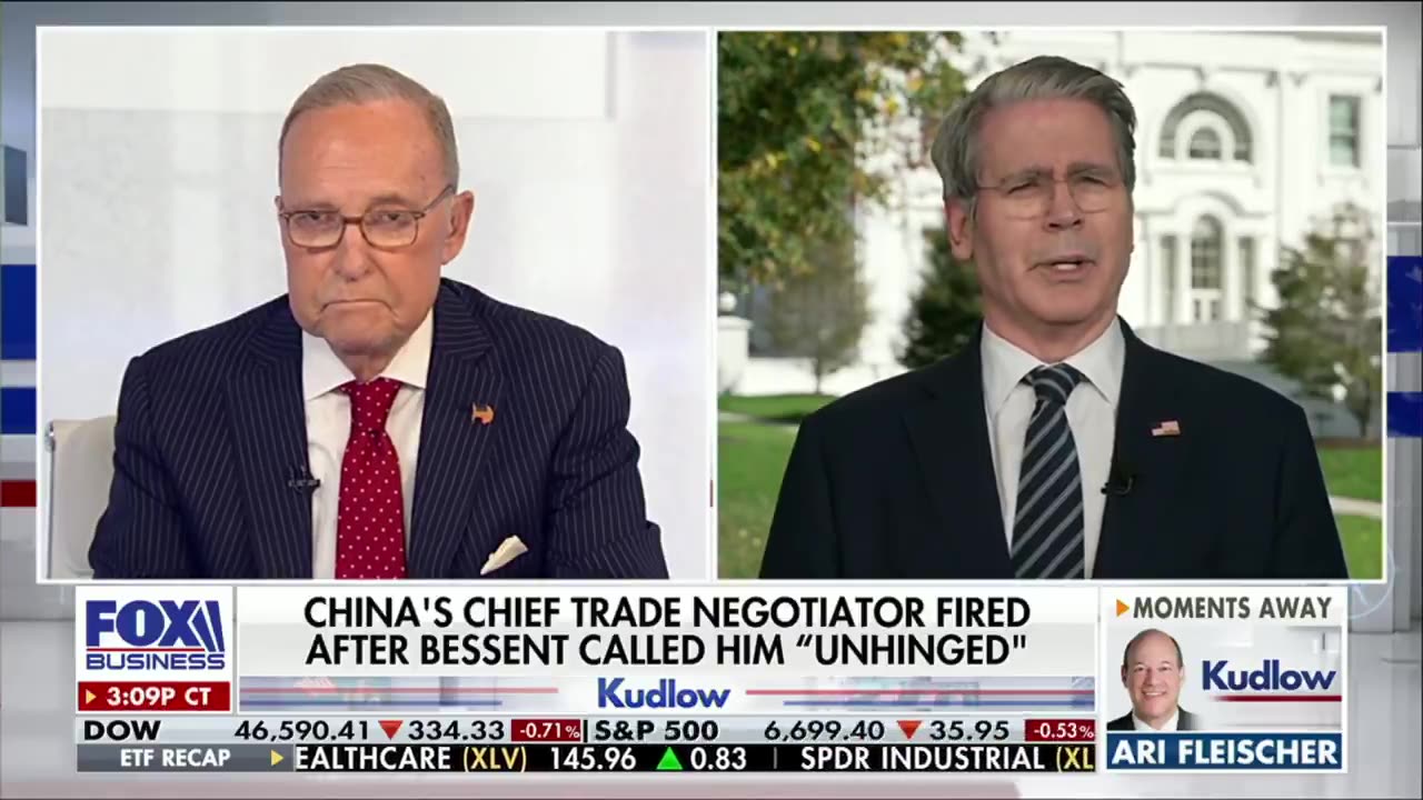 China Backtracks, Fires Negotiator For Insulting Treasury Sec. Bessent