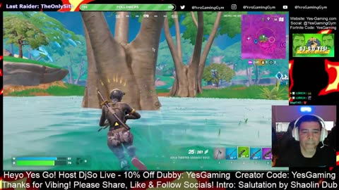 Saturday Night Fever on Fortnite Daily Show with Host DjSo Live at YES! Gaming