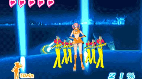 Game Boy Advance Longplay [327] Space Channel 5 Ulala's Cosmic Attack