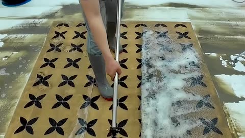 Cleans Heavily Soiled Carpets In Just 60s - Satisfying ASMR #carpetcleaning #shorts