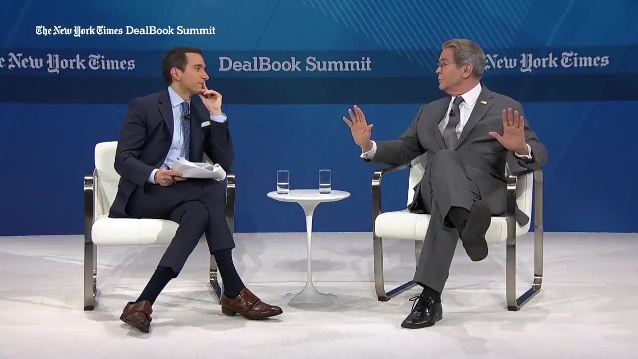 Scott Bessent Blasts New York Times At Their Own Event Over Coverage On Trump’s Health