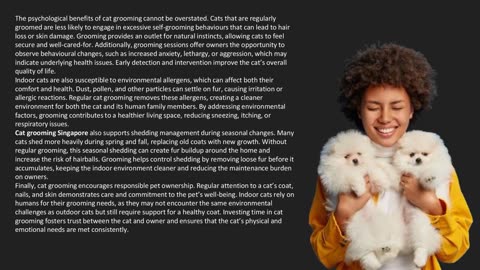 Why Grooming Matters for Indoor Cats: Tackling Shedding, Matting & Behaviour — THe Pets Workshop