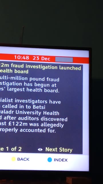 #nhs , wales, stolen 122 million,, #NEWS , THE, #JE