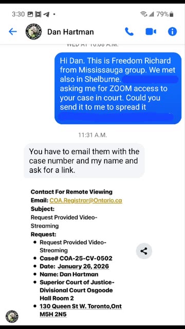 2026 01 22 Answers4Sean court case 2026 01 26