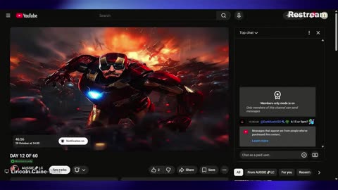 Live with Restream, October 28