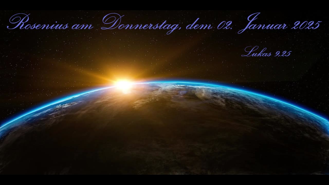 Rosenius am Donnerstag, dem 02. Januar 2025 zu Lukas 9,25