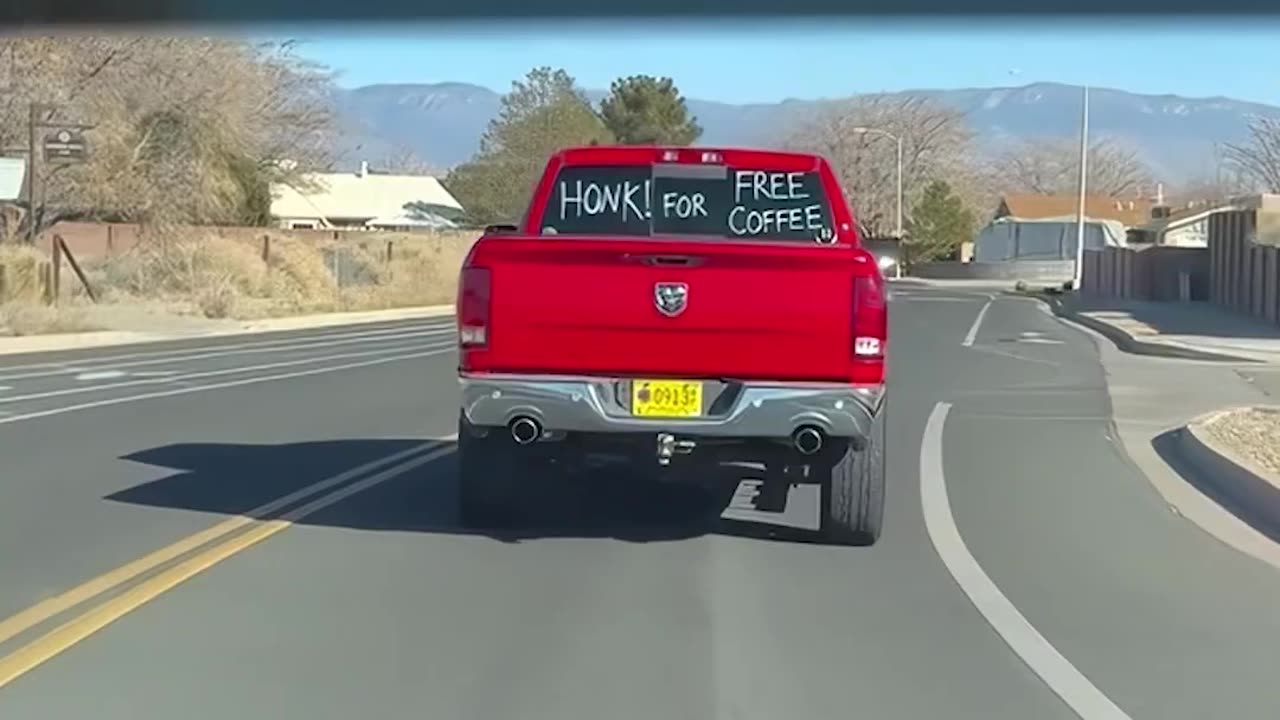 Honk For Free Coffee