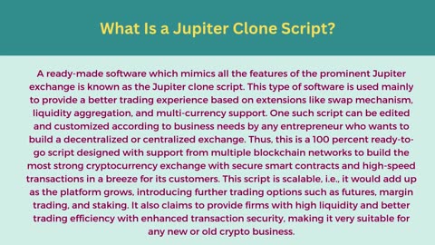 Jupiter Clone Script: Build Your Own Crypto Exchange Like Jupiter