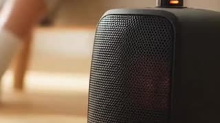 Amazon Basics 1500W Ceramic Heater | Fast Safe Heating for Home & Office