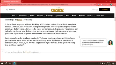 Unicamp corta laços com Technion_ vitória da militância.mp4