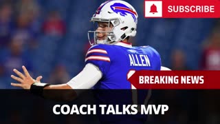 Sean McDermott Talks Josh Allen Winning MVP