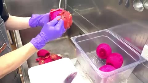 Dragon Fruit Harvesting, Mango Smoothie