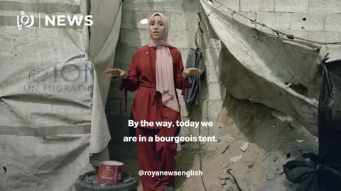 How do Gazans live in such small tents