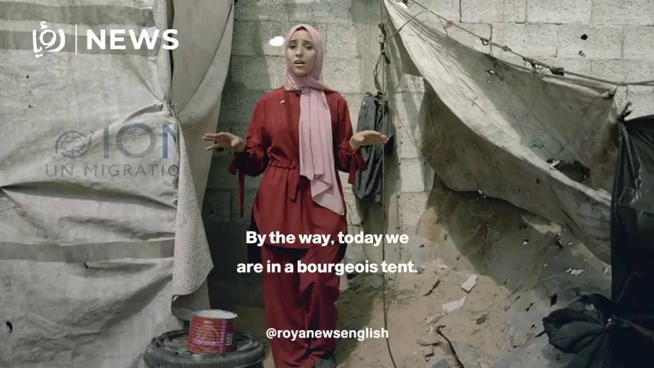 How do Gazans live in such small tents