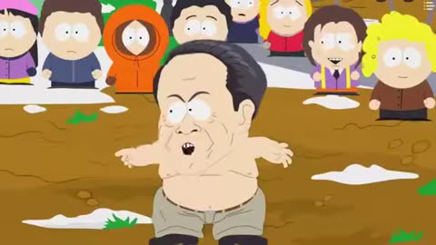 South Park Cartman Fights a Dwarf