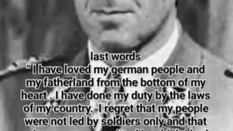 Hitler's WW2 Officials LAST WORDS Before Being Hung At The Nuremberg Trials