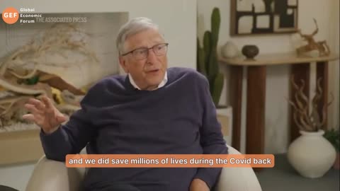 Bill Gates: "We did save millions of lives during the Covid pandemic because of vaccines."