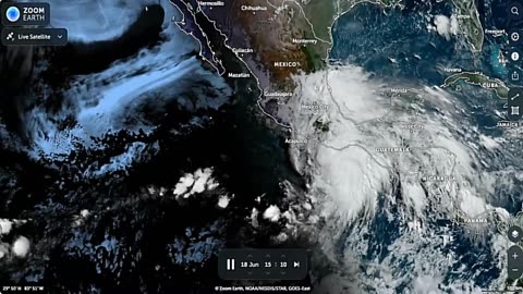 Miran Rubin - Hurricane Erick 2025 - Zoom Earth | Live Hurricane Tracker