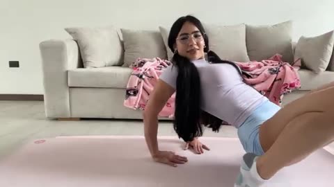 Hot girl yoga can you keep up