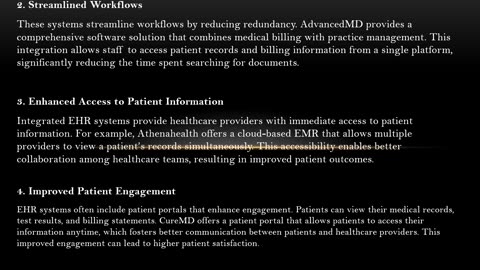 Improving Practice Efficiency with Integrated EHR Systems for Billing