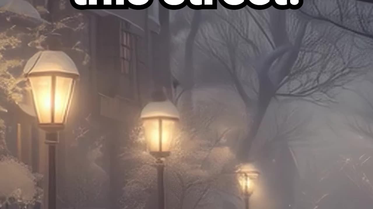 Comment if you’d walk this street #winterambience #ambientmusic #bedtimemeditation #christmasmusic