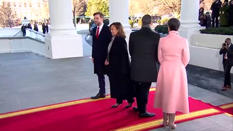 Vice President-elect JD Vance and the incoming Second Lady have arrived at the White House