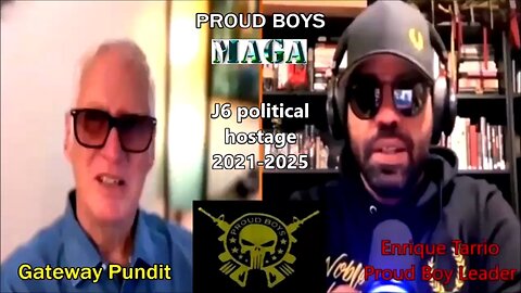 Enrique Tarrio Proud Boy Leader -> J6 political hostage 2021-2025 <-