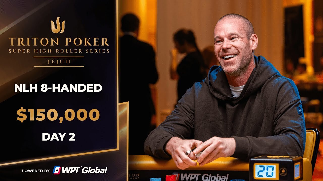Live : $150K NLH 8-Handed – Event #7, Day 2 | Triton Poker Series Jeju II 2025