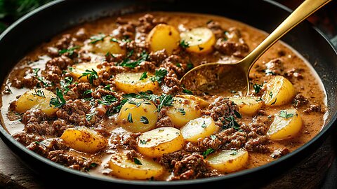 I've Never Eaten Ground Beef and Potatoes This Delicious! The Most Simple Dinner Recipe!