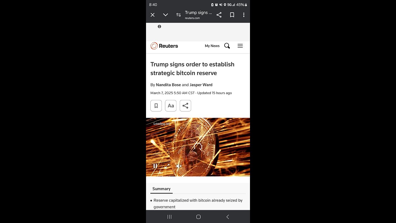 United States First Crypto Summit and Strategic Bitcoin Reserve